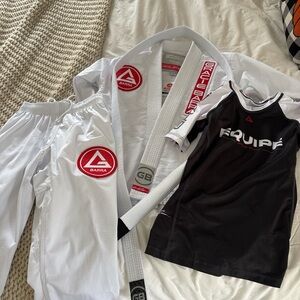 Gracie Barra Jiu-Jitsu Gi and Rash Guard Set
